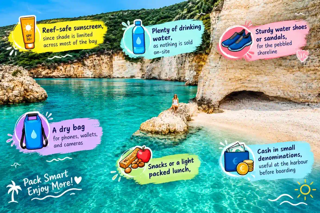 Fteri Beach packing checklist.