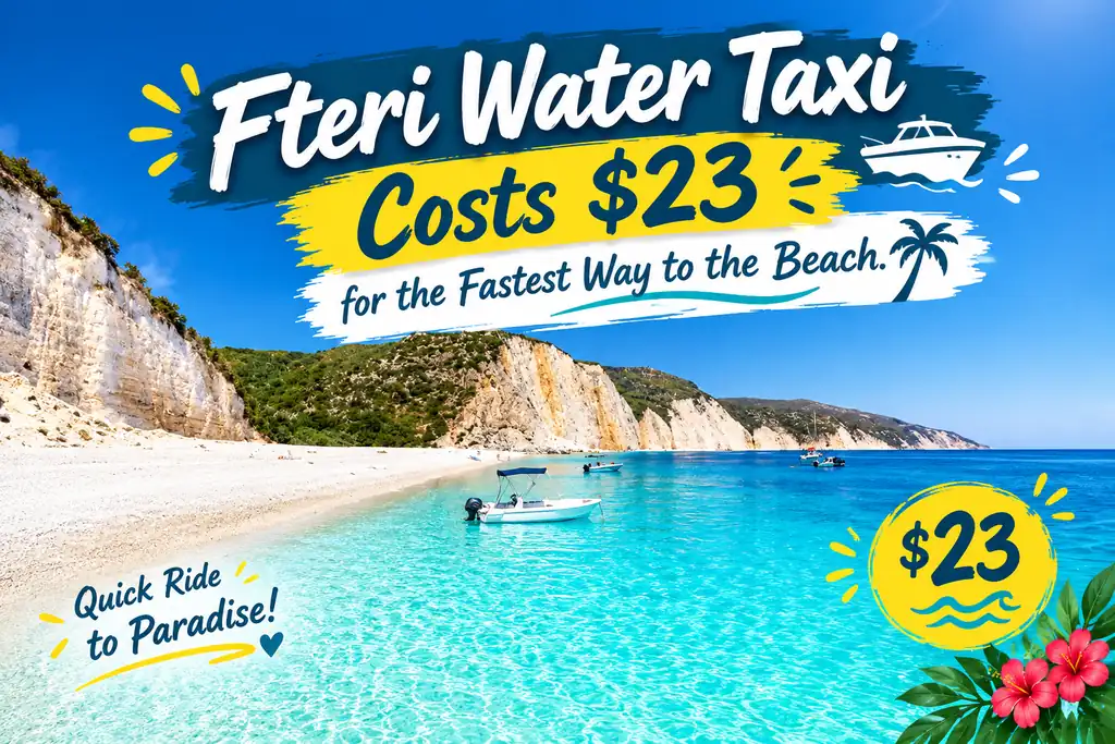 Fteri Beach water taxi