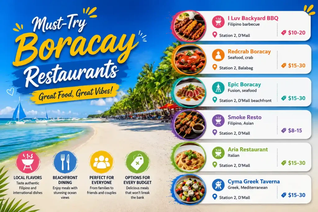Must-try Boracay restaurants