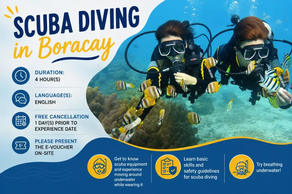 Scuba diving in Boracay