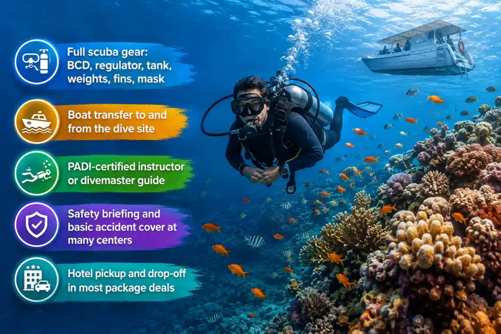 Scuba diving package