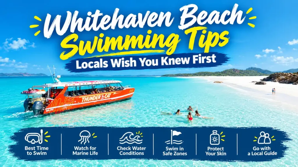 Whitehaven Beach swimming tips