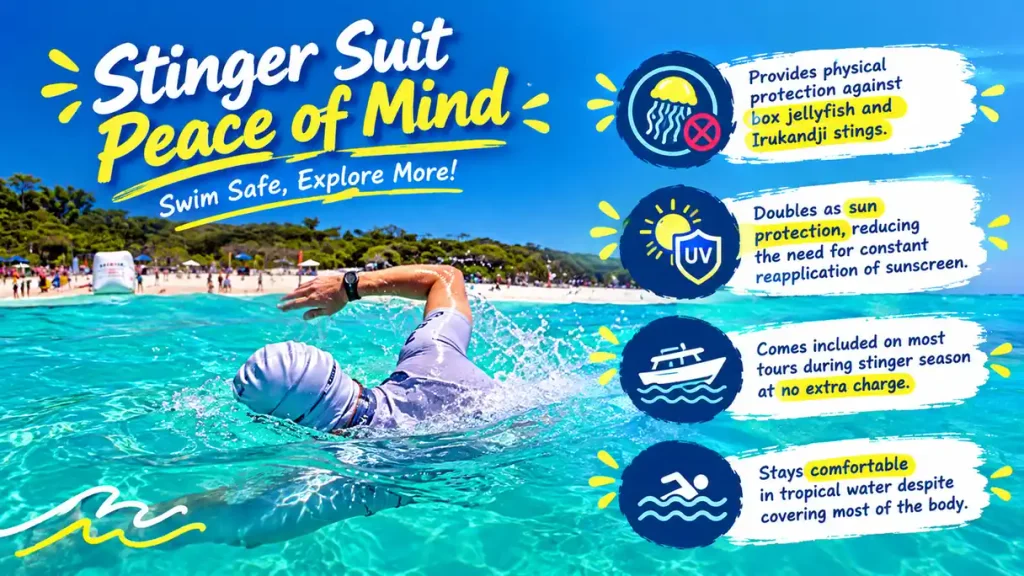 Whitehaven Beach stinger suit tips 